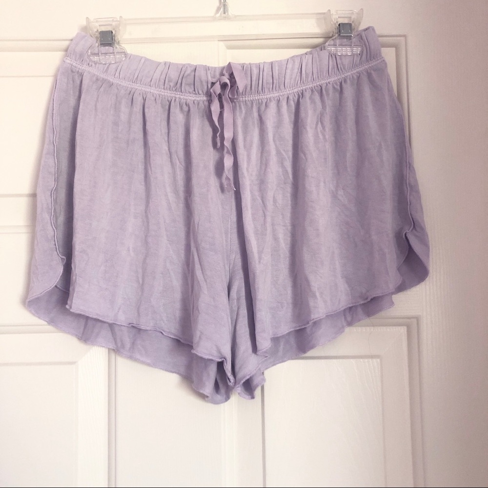 garage lavender flowy shorts